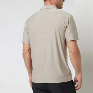 T-shirt polo technique athlétique pour hommes T-shirt polo extensible doux T-shirts polo personnalisés - Product Image 6