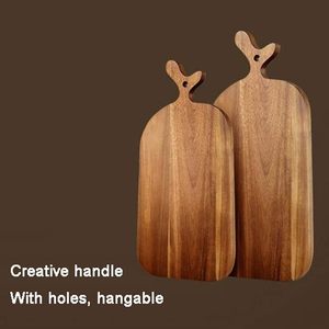 Tabla de Cortar de Madera Grande para Familias y Cocinas Comerciales, Tabla de Cortar de Madera Resistente para la Preparación Diaria Intensiva de Alimentos - Product Image 1