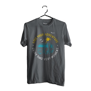 เสื้อยืดผู้ชายคุณภาพสูง พิมพ์ลายสกรีน ออกแบบเอง น้ำหนัก 220 กรัม ผ้าฝ้าย 100% ย้อมสี ระบายอากาศได้ดี ไม่เป็นขุย - Product Image 2
