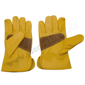 ถุงมือหนังวัวแบบแยกนิ้วสำหรับคนขับถุงมือกีฬาอัตโนมัติสำหรับผู้ชายและผู้หญิงถุงมือสำหรับใช้กลางแจ้ง - Product Image 5