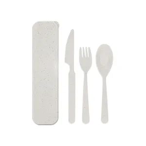 Set di Posate Personalizzate Ecologiche Borghese - Stoviglie Promozionali Premium - Product Image 1