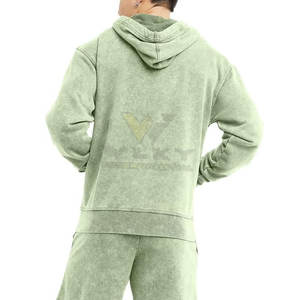 2024 New Style Men's Acid Wash <b>Thermal</b> Hoodies Custom Designed XL Size Plain Dyed Mens <b>Hoodie</b> - Product Image 2