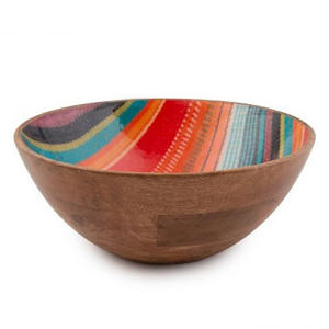 ชุดจานชามสลัดไม้มะม่วงแบบมินิมอลอุปกรณ์รับประทานอาหารสุดทันสมัยสำหรับเสิร์ฟอาหารมีสไตล์งานปาร์ตี้ - Product Image 3