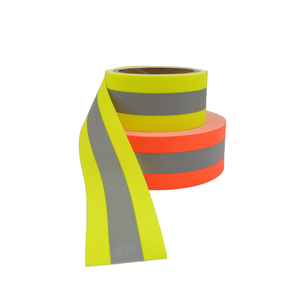 Bande de coton réfléchissante ignifuge FR pour vêtements de travail - Product Image 1