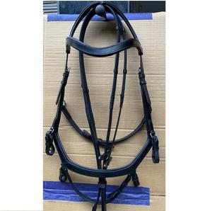 Micklem Haute Qualité Indien Tambour Teint Cheval Bride Vache Rembourrage En Cuir Souple avec Boucles En Acier Inoxydable - Product Image 1