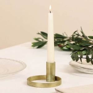 Portavelas de Metal hecho a mano de primera calidad, soporte votivo de decoración rústica para el Festival de bodas en casa - Product Image 1