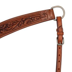 Plastron en cuir pour cheval à 5 points pour selle western avec décoration en cristal, martingale, plastron en cuir pour cheval western - Product Image 3
