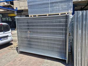 Fabriqué Turkiye Carré Titane Galvanisé Clôture Mobile Technique Sertie Temporaire pour la Construction Différents Buts Ciment - Product Image 2