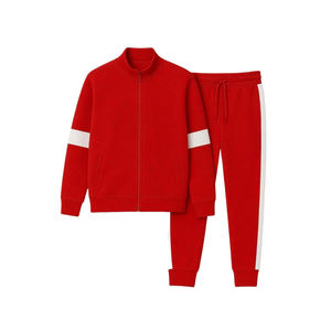 Ensemble de survêtement deux pièces pour homme, sweat à capuche à cordon de serrage et pantalon coupe droite, imprimé écologique, haute qualité, vente en gros - Product Image 5
