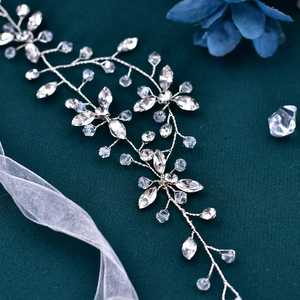 Bridella BHP142 <b>Silver</b> Rhinestone & Crystal Bridal <b>Headband</b> with Comfortable Fit for Weddings Proms & Formal Events - Product Image 6