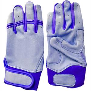 Wholesale Professional Baseball & Softball <b>Batting</b> Gloves Custom Adult Men Training Quick-Dry Eco-Friendly Leather Gloves - Product Image 1
