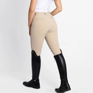 Pantalones de mujer ecuestres de alta calidad, ropa personalizada elástica de 4 vías, pantalones de montar a caballo al por mayor a granel - Product Image 3
