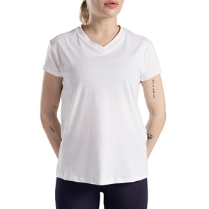 Camisetas de algodón personalizadas ecológicas de verano para mujer, camisetas casuales transpirables de alta calidad, uso diario - Product Image 1