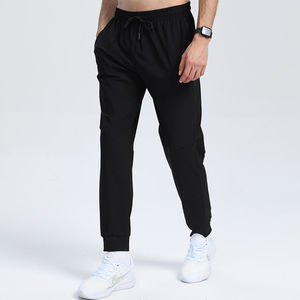 Pantalon de jogging d'hiver décontracté pour hommes avec poches latérales évasées Pantalon de survêtement Streetwear pour les sports de plein air Style cargo empilé - Product Image 2