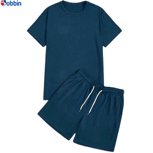 Nouveauté : Ensemble short et t-shirt unisexe en coton 100% respirant, décontracté et de haute qualité pour l'été - Product Image 2