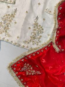 ELEGANCIA DE DISEÑO, Traje Sharara de Zain Exports en TRES PIEZAS con BORDADO DE LENTEJUELAS DE ESPEJO REALES, REVERSIBLE, PARA TODAS LAS TEMPORADAS - Product Image 3