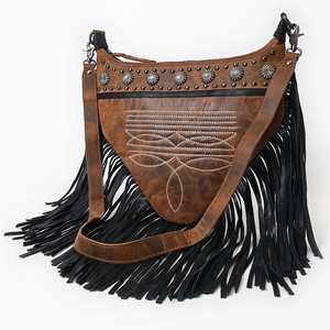 Sac à bandoulière en cuir de qualité supérieure avec Concho femmes sac à bandoulière cousu de qualité supérieure sac à bandoulière en cuir de vachette - Product Image 6