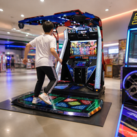 Machine de danse à monnayeur avec rythme musical et tapis de danse pour centre de divertissement et centre commercial