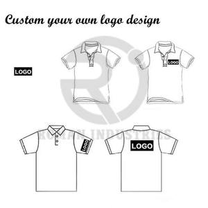 Polo de talla cómoda para hombre con logotipo personalizado 100% algodón para hombre, Polo de manga corta con cuello de doble punta de ajuste clásico para hombre - Product Image 6