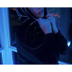 Sweat à capuche d'Halloween pour hommes femmes à manches longues respirant zippé thermique paillettes gothique Y2K veste squelette Streetwear - Product Image 5