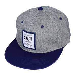 Bold Logo Formal Baseball Cap Flat Brim Snap Hat 100% Polyester Common for Urban Fashion Looks - Product Image 5