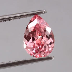 Morganita de melocotón Rosa natural de calidad AAA al por mayor, piedras preciosas sueltas facetadas de corte de pera 12x10 para joyería - Product Image 1