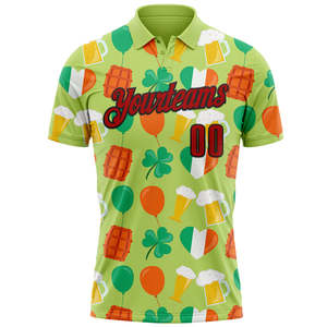 T-shirt confortable à sublimation en coton au prix de gros personnalisé T-shirt polo à sublimation au design attrayant nouveauté - Product Image 3