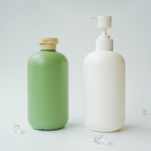 Diseño personalizado serigrafiado HDPE 500ml botella de plástico cosmético para champú contenedor/condición loción embalaje venta 2025 - Product Image 2