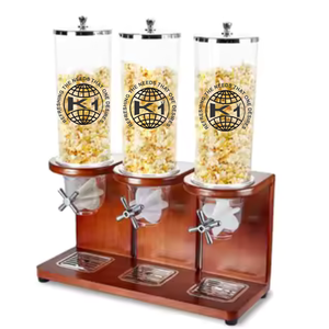 เครื่องจ่ายอาหารแบบไม้เครื่องจ่ายอาหารแห้งทำจากไม้เครื่องจ่ายซีเรียลไม้ - Product Image 1