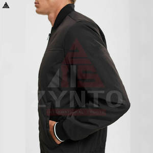 Blouson aviateur personnalisé avec logo pour homme, prix bas, blouson aviateur grande taille pour homme, nouvelle arrivée, blouson aviateur d'hiver - Product Image 3