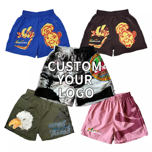 กางเกงขาสั้นตาข่ายสองชั้นเอวกลางของผู้ชายกางเกงเล่นบาสเก็ตบอลแห้งเร็วออกแบบได้ตามต้องการสำหรับฤดูร้อน - Product Image 4