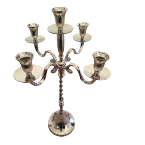 Candélabre de conception européenne de luxe article d'éclairage à la maison centres de table de salle à manger de mariage candélabre bougeoir en métal fait à la main - Product Image 1