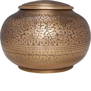 Grande urne commémorative en métal pour crémation, pour cendres humaines, pour adultes, hommes et femmes - Product Image 3