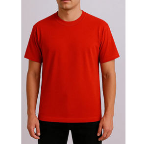 Camiseta de Manga Corta Extra Grande para Hombre, Logotipo Personalizado, Serigrafía Frontal, 180g, Algodón Casual, Color Sólido, Secado Rápido - Product Image 3