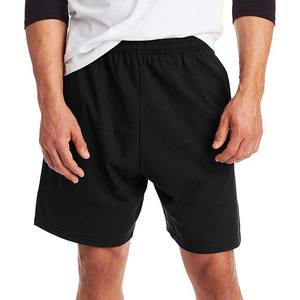 2025 nouveauté été en gros haute qualité décontracté vêtements de sport coton Polyester vêtements pour hommes Jogging Shorts couleur noire - Product Image 6