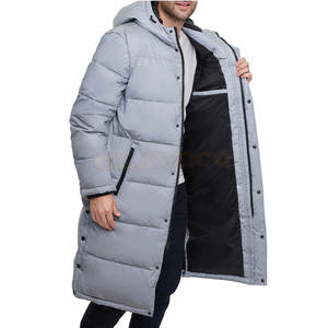 Vente directe d'usine, parka à capuche imperméable longue et grande taille, best-seller, qualité supérieure, respirante, pour homme, hiver - Product Image 6