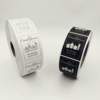 Etiquette en vinyle personnalisée Etiquette étanche pour boîte cadeau