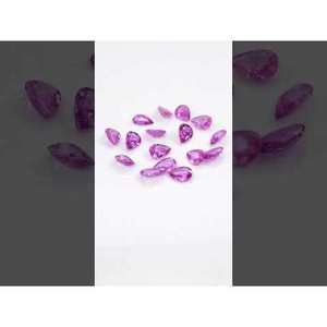 Saphirs roses du Mozambique naturels, taille poire calibrée 3x5mm & 4x6mm, pierres précieuses naturelles facettées pour la création de bijoux - Product Image 3