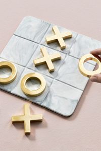 Marbre Tic Tac Toe Jeu Tendance Cadeaux Maison Hôtel Décor Parfait Cadeau pour Anniversaire Jeu Intérieur pour Enfants et Famille Jeu de Société - Product Image 2