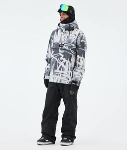 Combinaison de ski pour homme, veste anorak d'extérieur pour homme, veste de snowboard décontractée pour homme, poches avant, toile, motif unique, service OEM disponible - Product Image 6