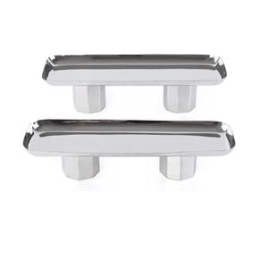 Bandeja de Servicio de Metal y Vidrio Pulido Brillante para Cocina, Cafeterías y Restaurantes, Bandeja Decorativa para Mesa de Bodas y Fiestas - Product Image 5