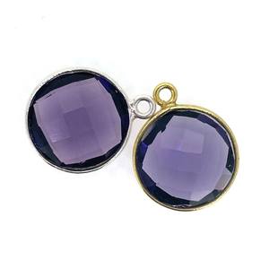 Connecteurs en améthyste, pendentifs, plaqué or, pierre de naissance de février, fournitures pour la fabrication de bijoux, accessoires de bijoux personnalisés - Product Image 4