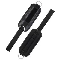 Sangle de cheville rembourrée en néoprène personnalisée pour machine à câble, réglable, pour entraînement de fitness des jambes et des fessiers (kickback)