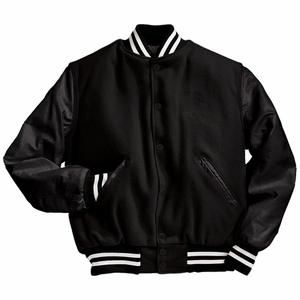 Custom Made Unique Design <b>Varsity</b> <b>Jacket</b> Winter Knitted <b>Jacket</b> Stand Collar Canvas Factory Rate Trending Fashion Customized Logo - Product Image 4