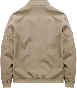 Chaqueta Bomber Taslan para Hombre de Primera Calidad, con Revestimiento de Camuflaje en la Parte Delantera, Impermeable, Cortavientos, Ropa de Calle Formal - Product Image 3
