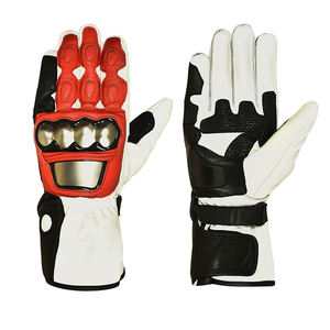 Meilleur prix meilleurs gants d'équitation 100% gants de course de motocross en cuir de bonne qualité gants de course de moto en cuir - Product Image 1