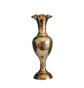 Handmade Tabletop Brass <b>Flower</b> <b>Vase</b> Floral Design Elegant Metal Flowerpot <b>Tall</b> Modern <b>Flower</b> <b>Vases</b> Hot Arrival - Product Image 5