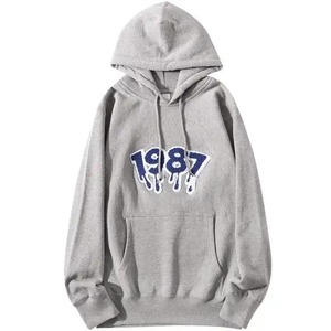 Hombres de alta calidad Agregar logotipo Ropa Impresión Bordado Peso pesado Algodón suave Liso Pullover Sudaderas con capucha Sudaderas - Product Image 1