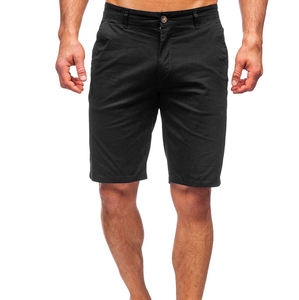 Shorts de plage pour hommes à la mode Slim Casual Canvas Shorts Personnalisé Solide Écologique Séchage rapide Respirant - Product Image 1