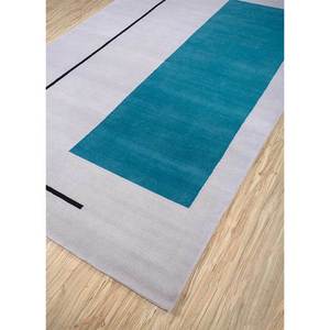 Alfombra de Lana Anudada a Mano Sthir Ivory con Patrón Abstracto para Sala de Estar, Alfombra Rectangular de 9x12 para Pasillo, para Adolescentes-AIWL-3012 - Product Image 2
